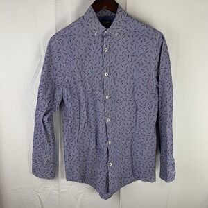 Original Penguin Shirt Mens M Long Sleeve Button Heritage‎ Slim Fit Peppers 🌶️